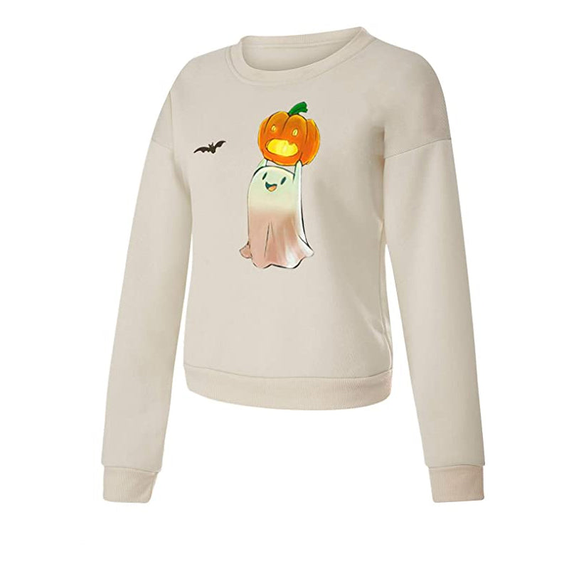 Women’s Pumpkin Print Hoodie