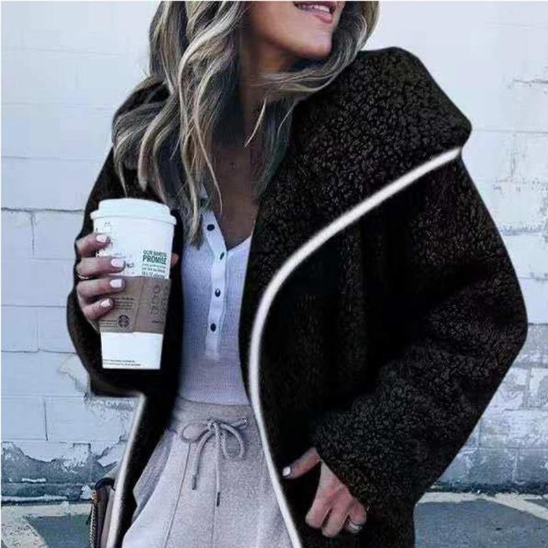 Women’s Hooded Teddy Bear Sherpa Coat